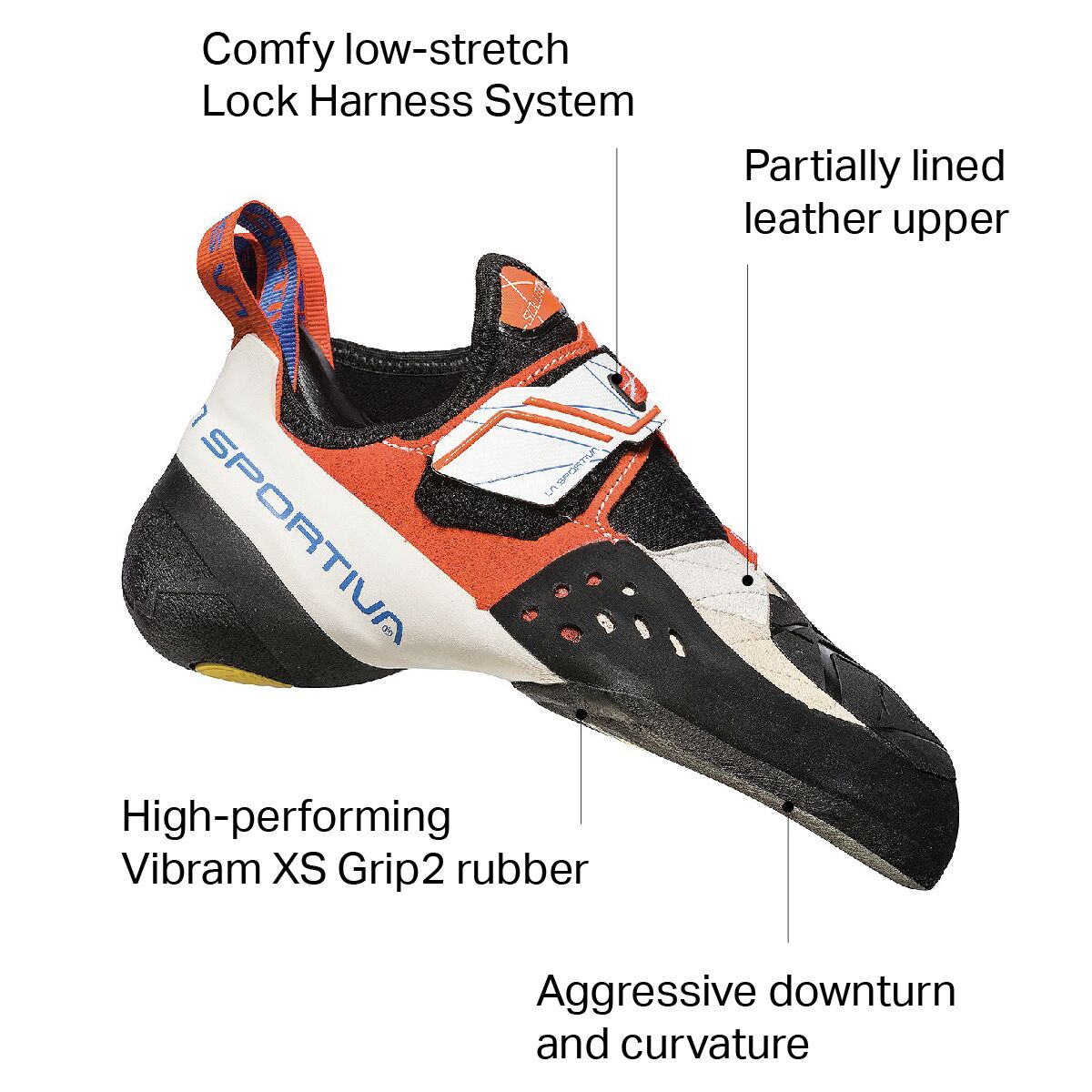 La Sportiva Solution Climbing Shoes Men’s 41.5 or 8.5 ( Women’s 9.5 ) Downturn Amazon.com | La Sportiva Womens Solution Rock Climbing Shoes  main image 2