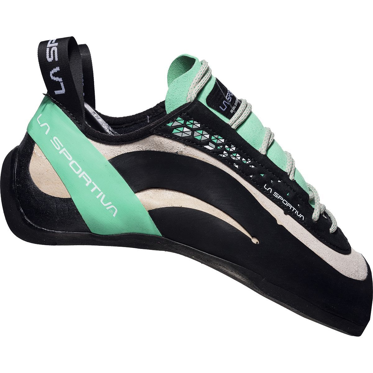 Image of La Sportiva Miura Climbing Shoe - Women's White/Jade Green, 33.5