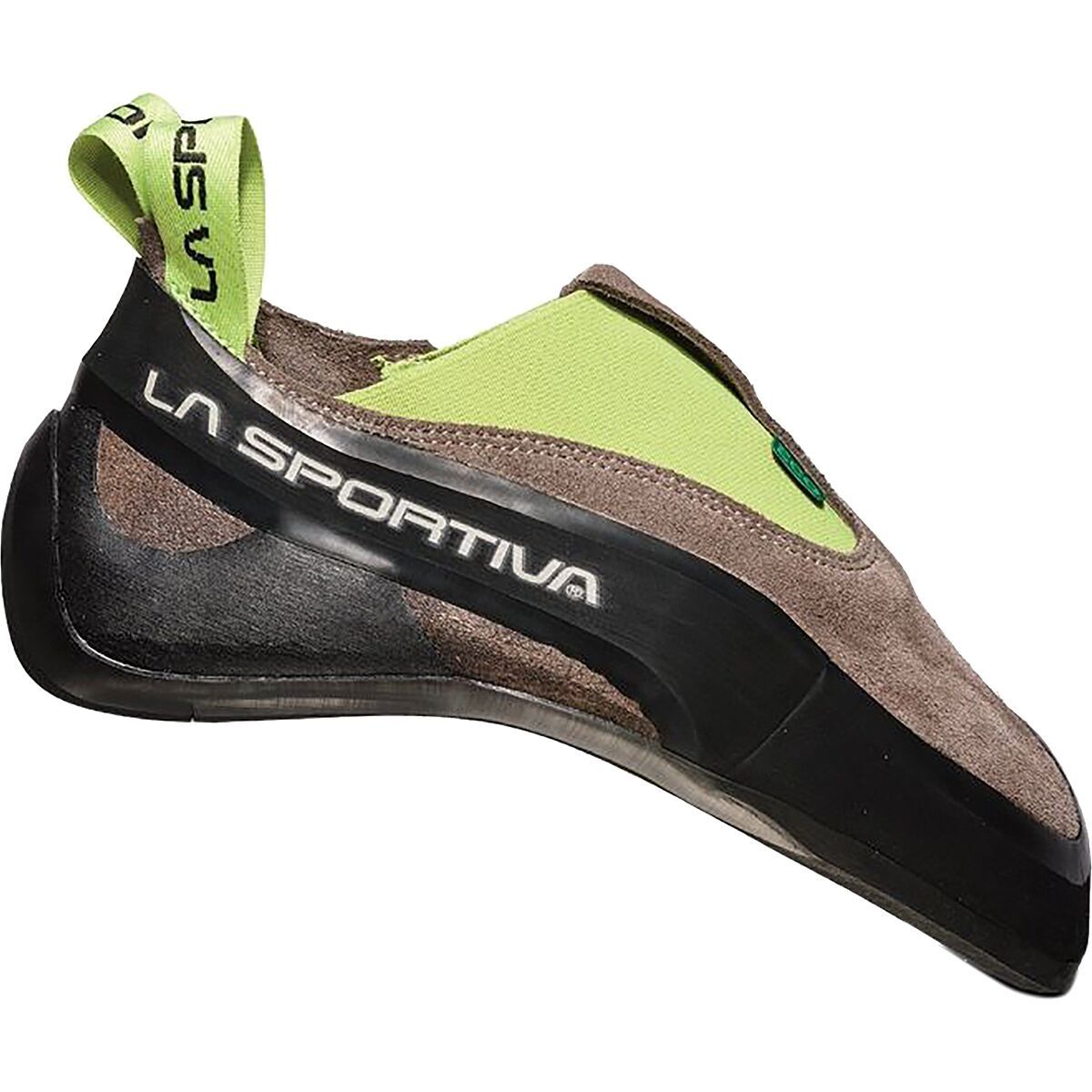 La Sportiva Cobra Eco Climbing Shoe Falcon Brown/Apple Green, 33.0