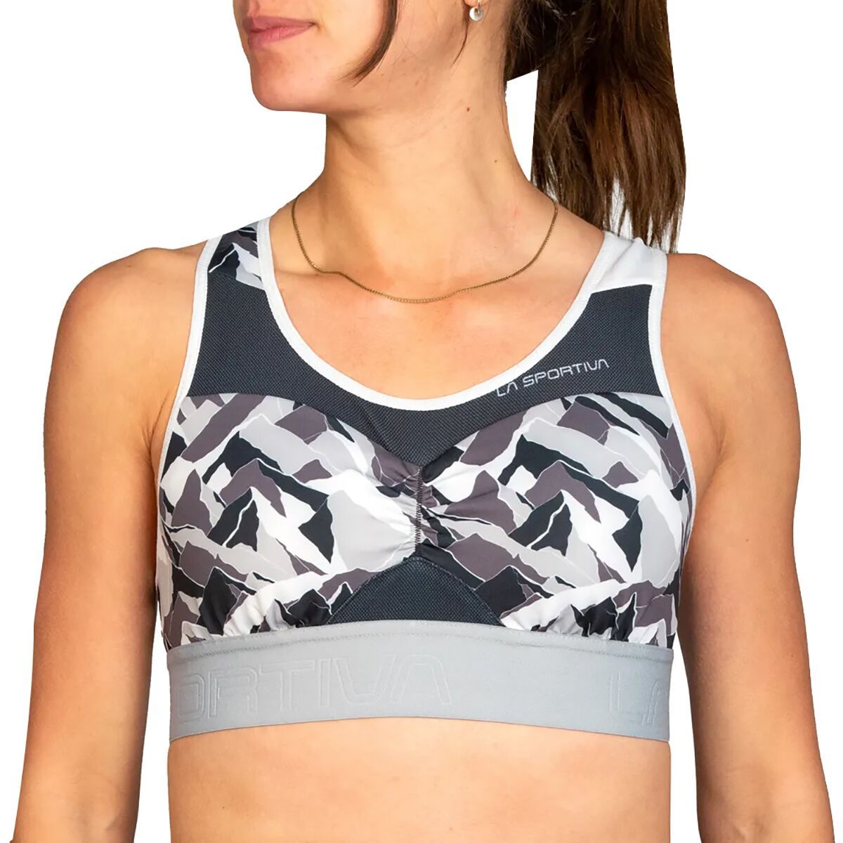 La Sportiva Captive Top - Women's Black/White, M