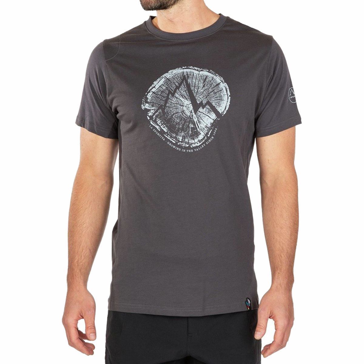 La Sportiva Cross Section T-Shirt - Men's Carbon, L