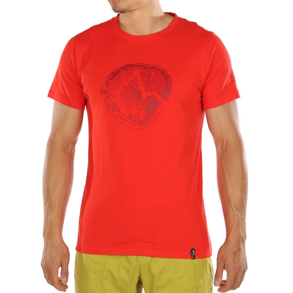La Sportiva Cross Section T-Shirt - Men's Poppy, XS