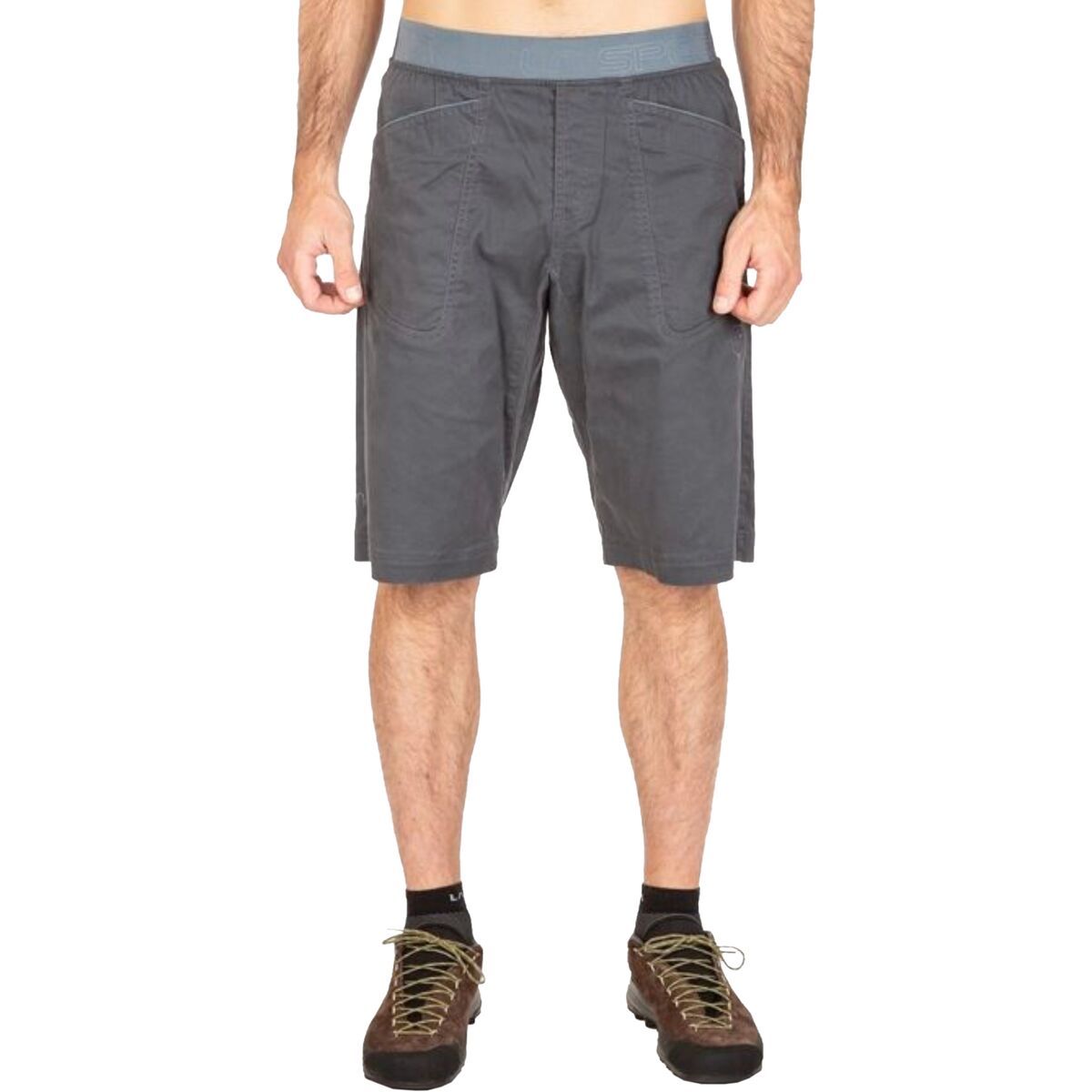 La Sportiva Flatanger Short - Men's Carbon/Slate, S