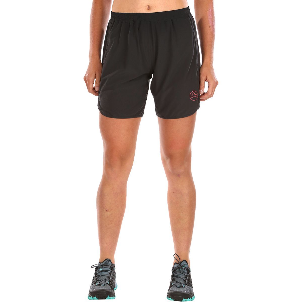 La Sportiva Zen Short - Women's Black/Hibiscus, S
