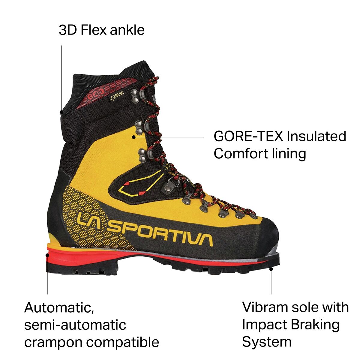 La Sportiva Nepal Cube GTX mountaineering boots