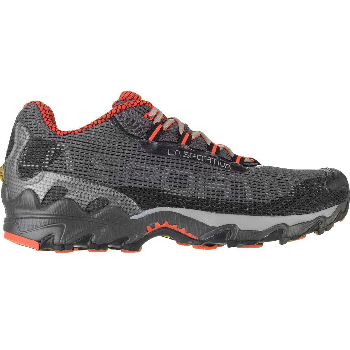 La Sportiva Wildcat Trail Running Shoe - Men's Carbon/Flame, 42.5