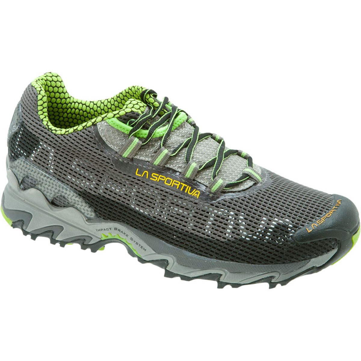 La Sportiva Wildcat Trail Running Shoe - Men's Black/Green, 42.0