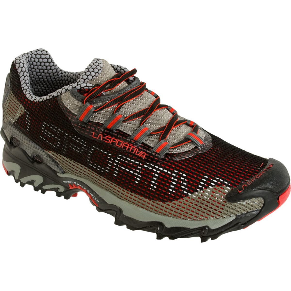 La Sportiva Wildcat Trail Running Shoe - Men's Red/Grey, 42.0