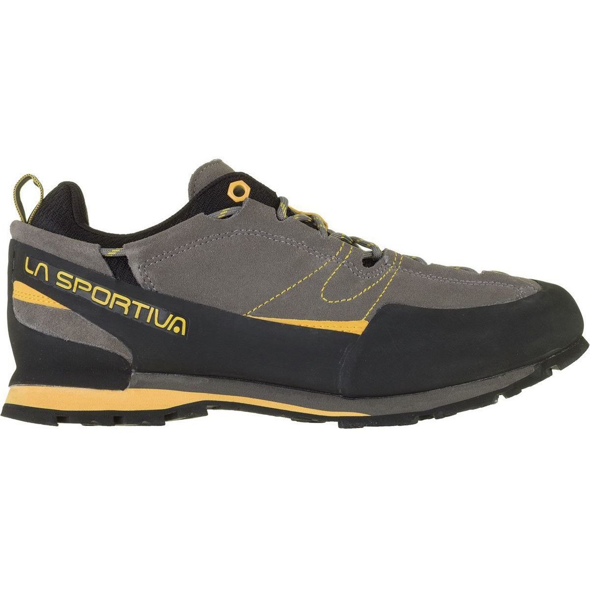La Sportiva Boulder X Approach Shoe - Men's Grey/Yellow, 40.5