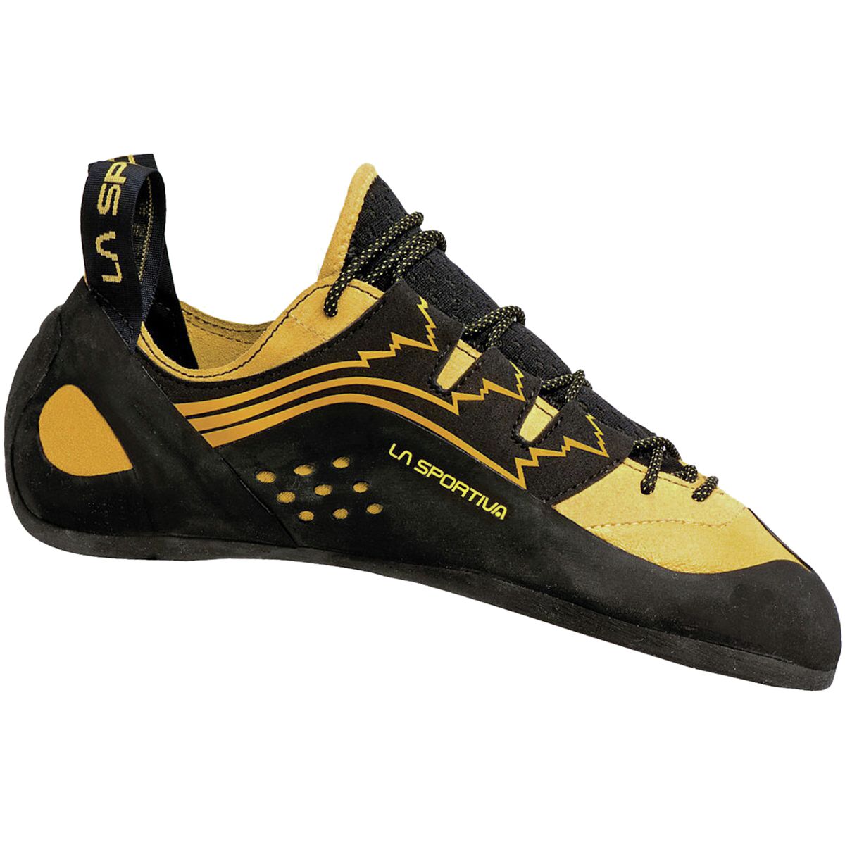 Image of La Sportiva Katana Lace Vibram XS Edge Climbing Shoe Yellow, 34.0
