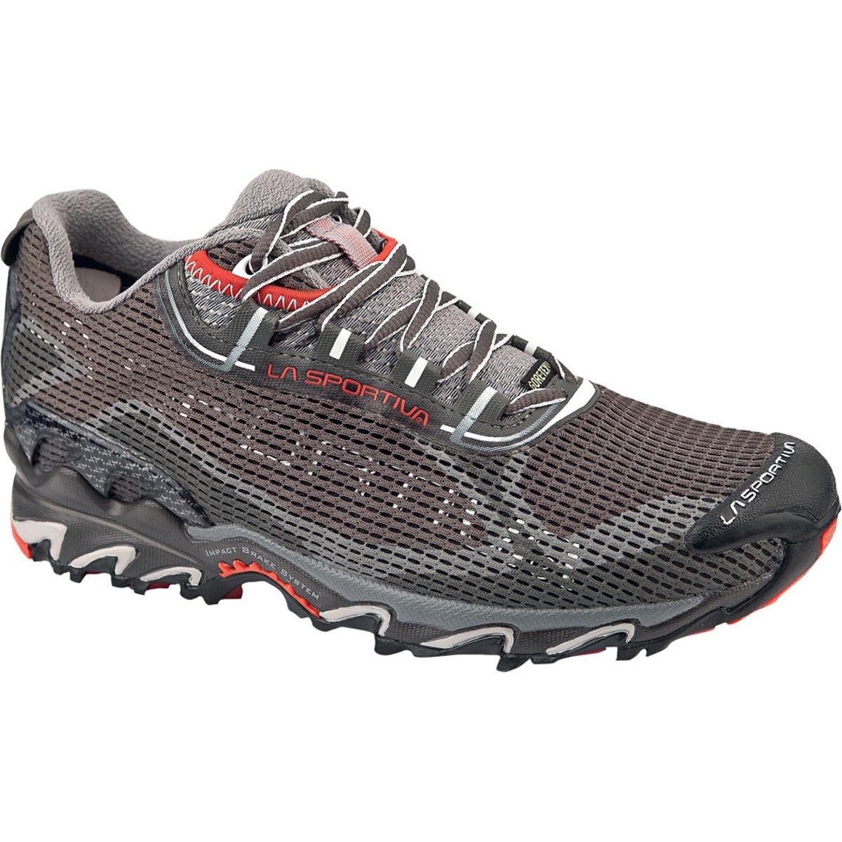 La Sportiva Wildcat 2.0 GTX Trail Running Shoe - Women's Grey/Red, 38.5