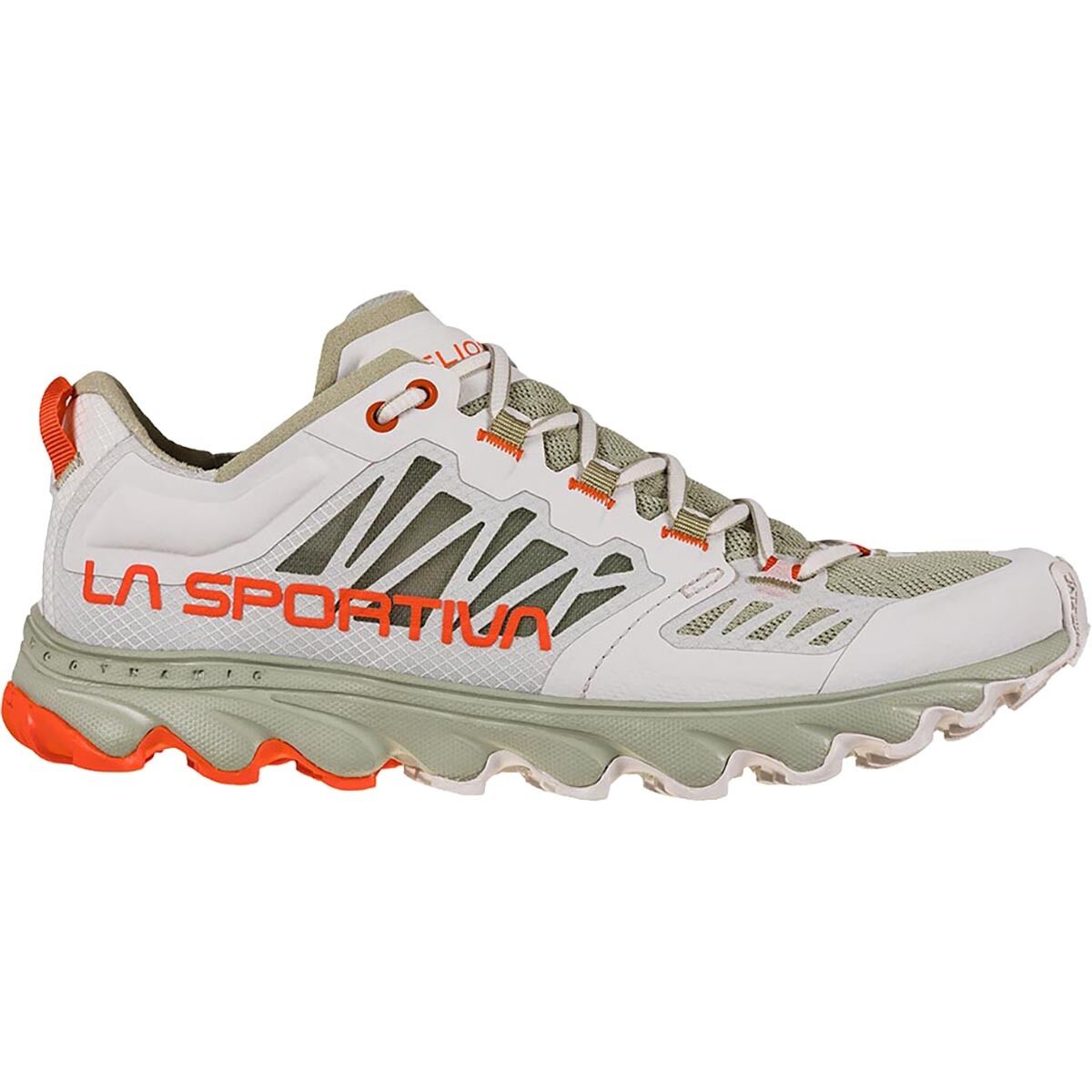 Image of La Sportiva Helios III Trail Running Shoe - Women's Tea/Cherry Tomato, 37.0