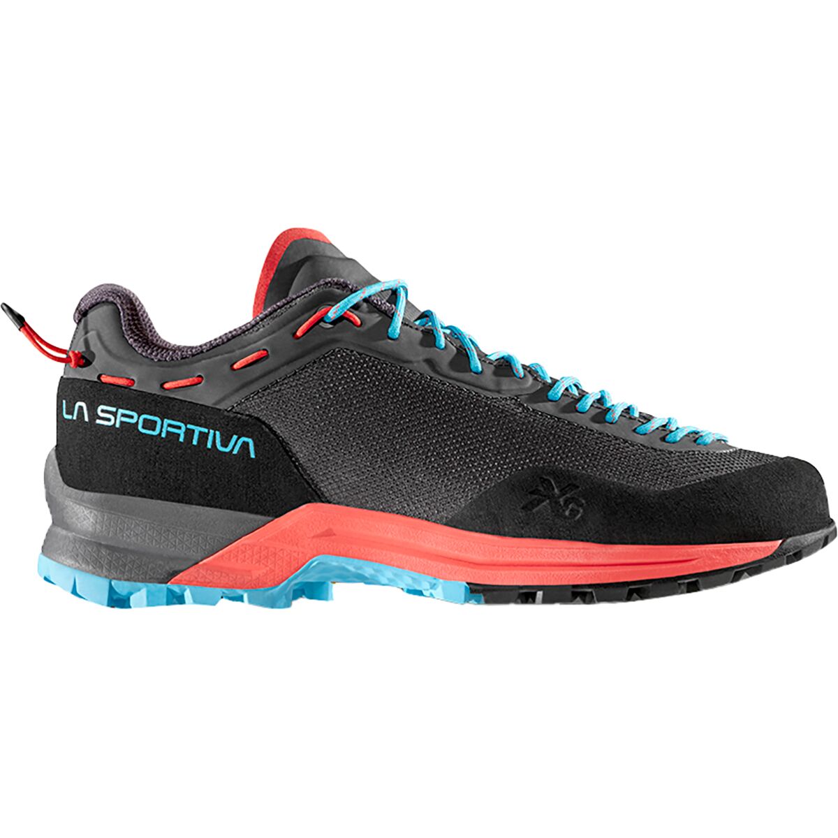 Image of La Sportiva TX Guide Approach Shoe - Women's Carbon/Hibiscus, 38.0