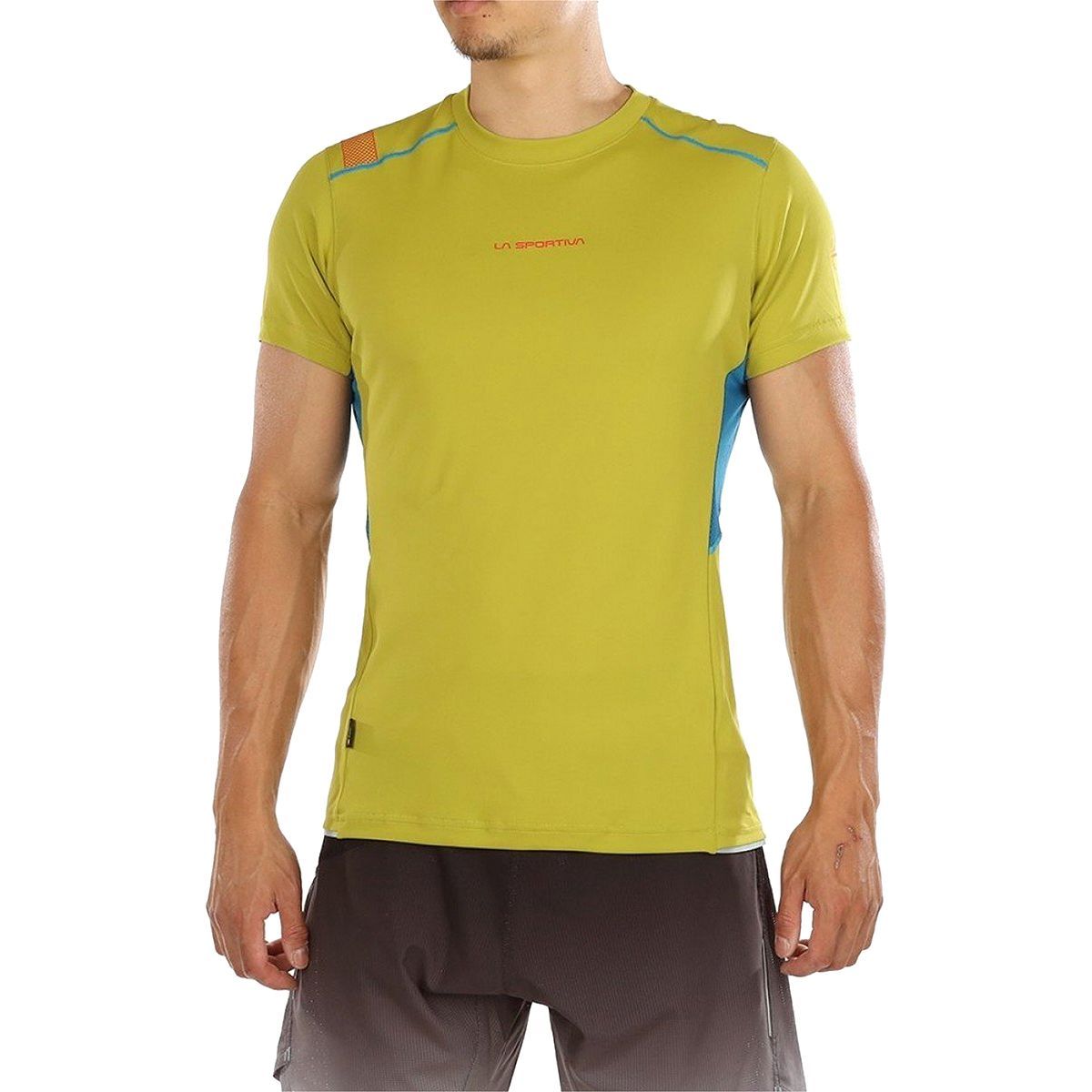 La Sportiva Blitz T-Shirt - Men's Kiwi/Neptune, XL