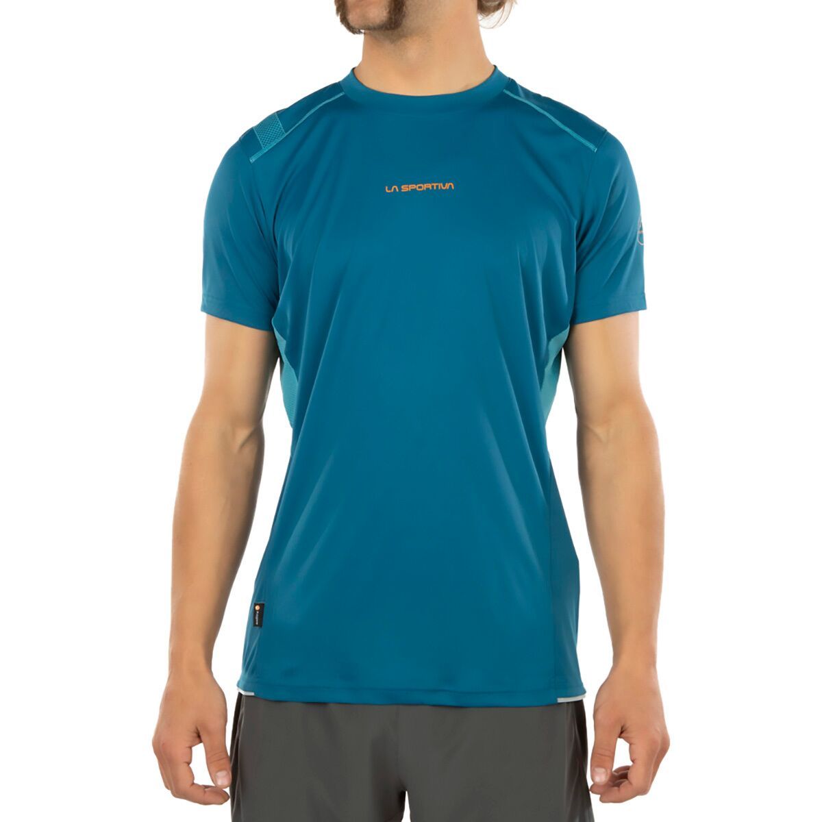 La Sportiva Blitz T-Shirt - Men's Space Blue/Topaz, S