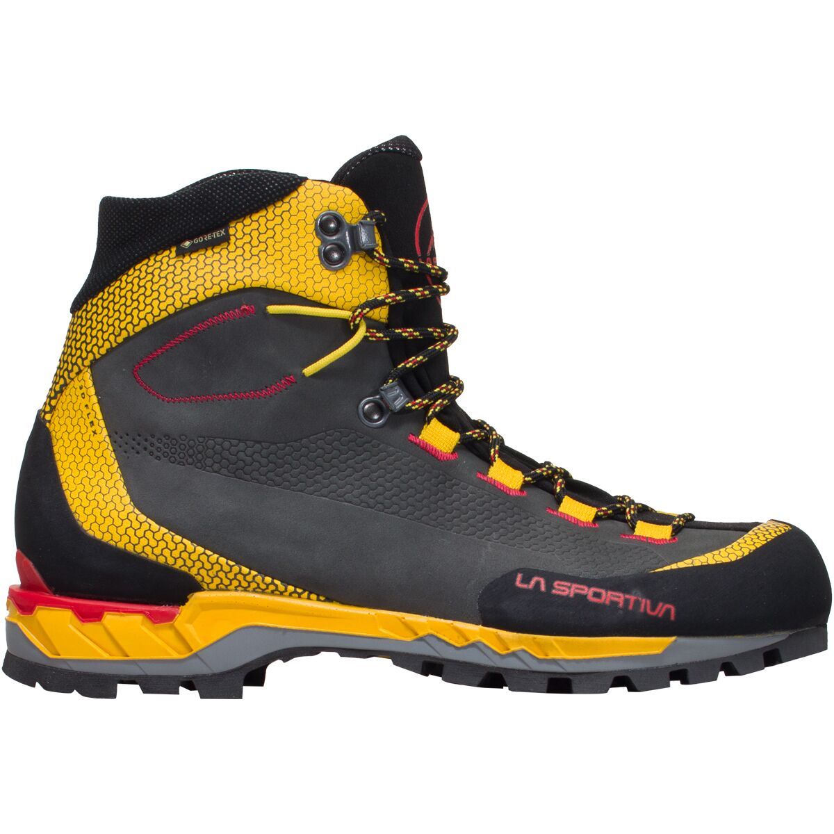 La Sportiva Trango Tech Leather GTX Mountaineering Boot - Men's Black/Yellow, 38.5