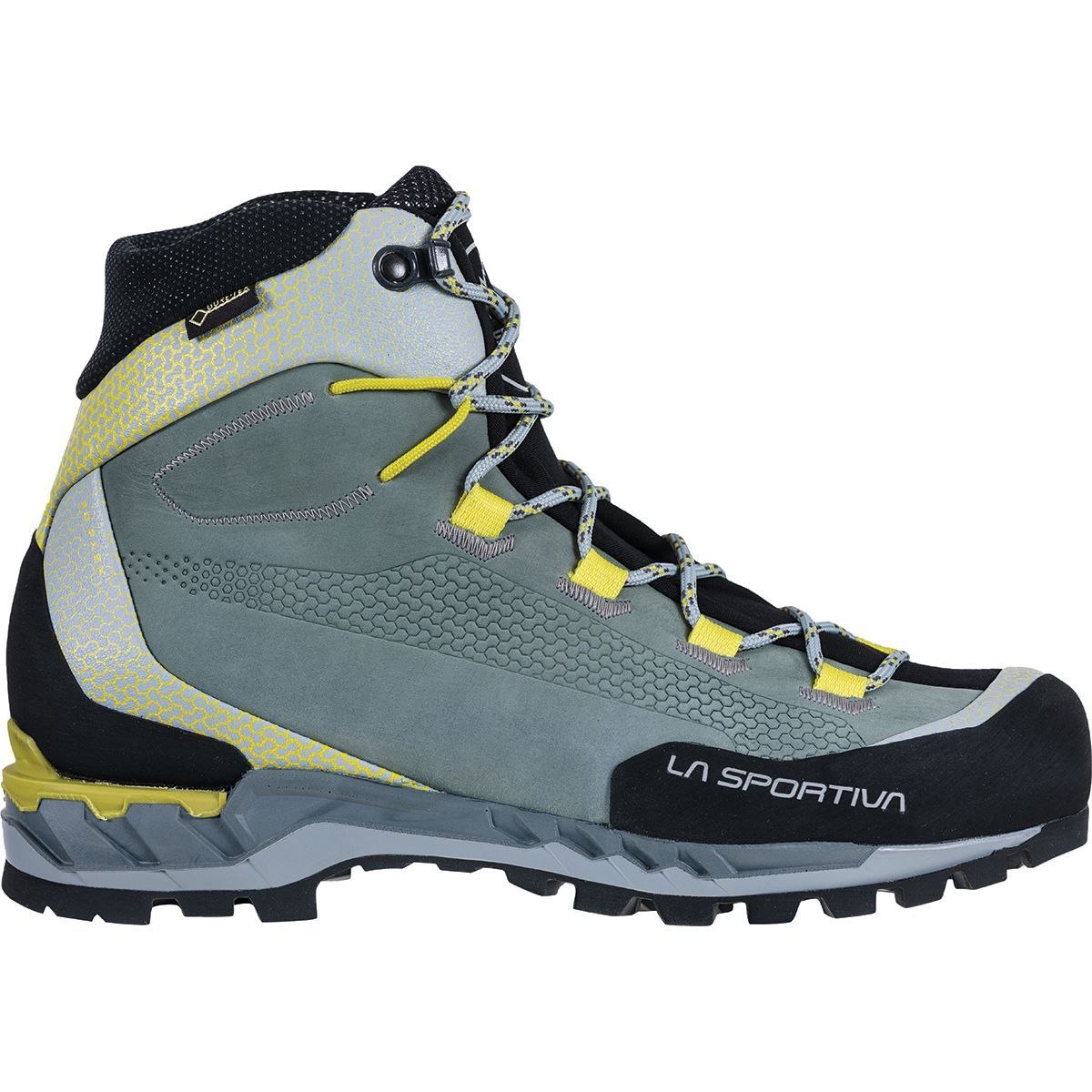 Image of La Sportiva Trango Tech Leather GTX Mountaineering Boot - Women's Clay/Celery, 39.5