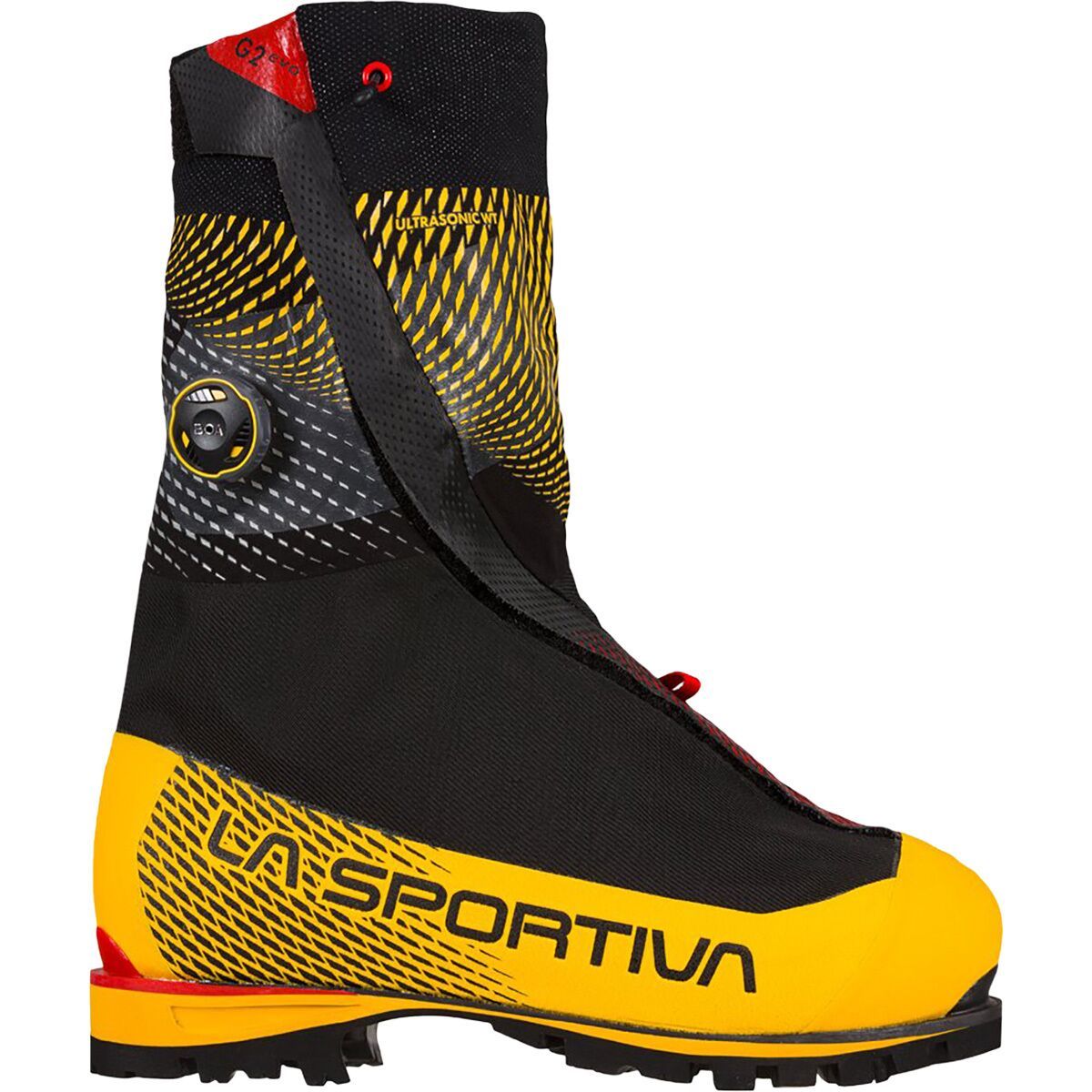 Image of La Sportiva G2 Evo Mountaineering Boot - Men's Black/Yellow, 39.5