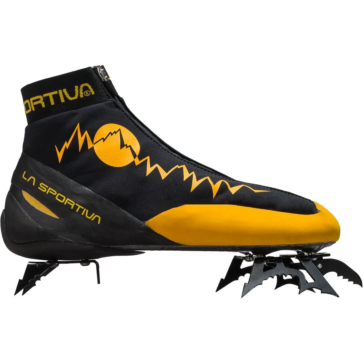 La Sportiva Mega Ice Evo Mountaineering Boot - Men's Yellow/Black, 45.5