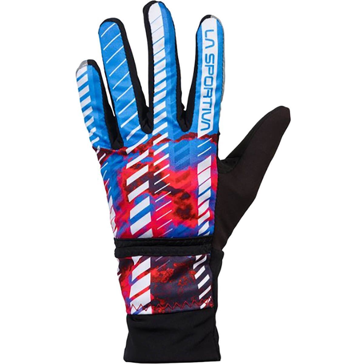 Image of La Sportiva Winter Running Evo Glove - Women's Malibu Blue/Hibiscus, M