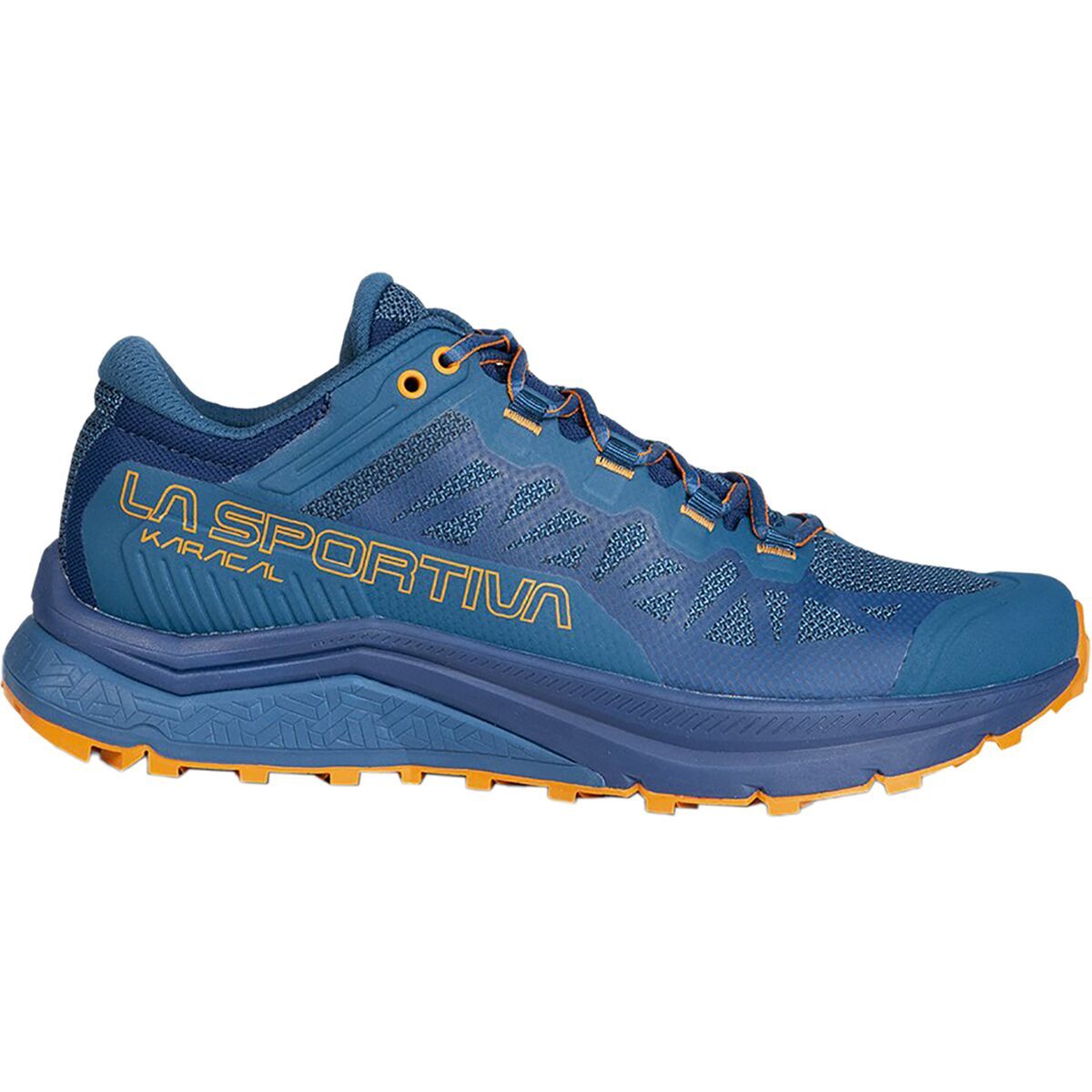 La Sportiva Karacal Trail Running Shoe - Men's Space Blue/Poseidon, 39.5