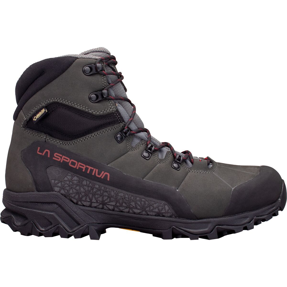 La Sportiva Nucleo High II GTX Boot - Men's Carbon/Chili, 38.5