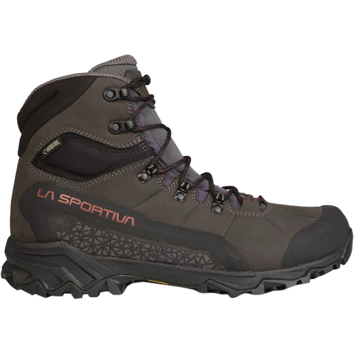 La Sportiva Nucleo High II GTX Wide Boot - Men's Carbon/Chili, 38.5