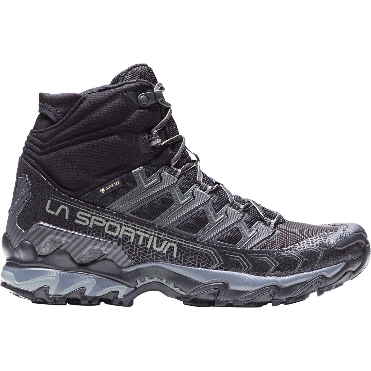 La Sportiva Ultra Raptor II Mid GTX Hiking Boot - Men's Black/Clay, 39.5