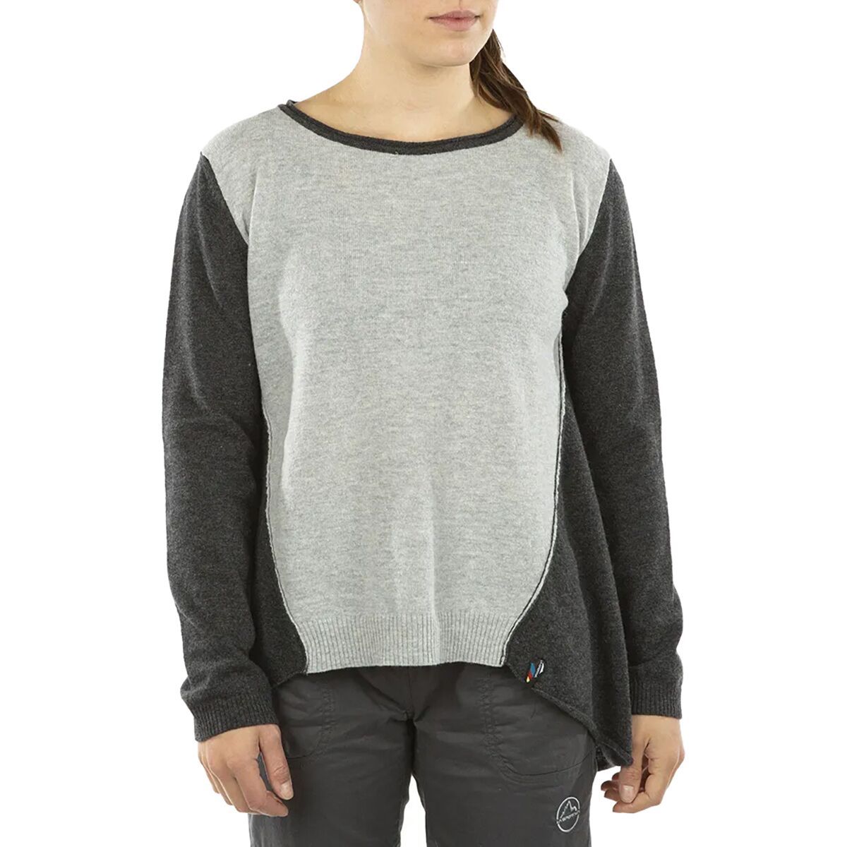 Backcountry La Sportiva Linville Pullover Sweatshirt - Women's Carbon/Cloud, XS
