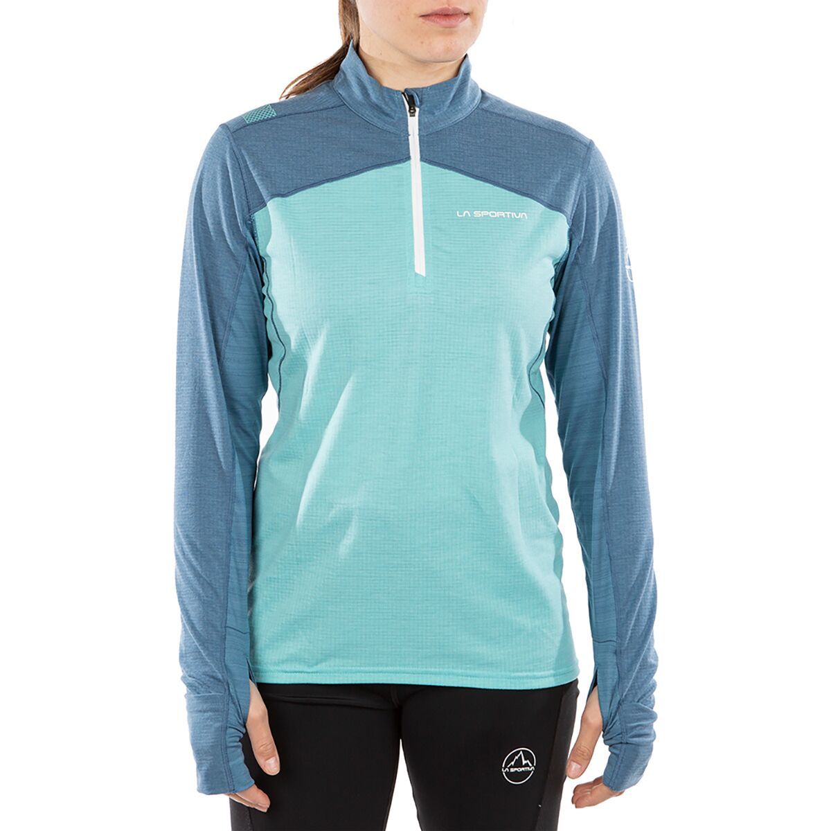 La Sportiva Swift Long-Sleeve Top - Women's Aquarelle/Atlantic, S