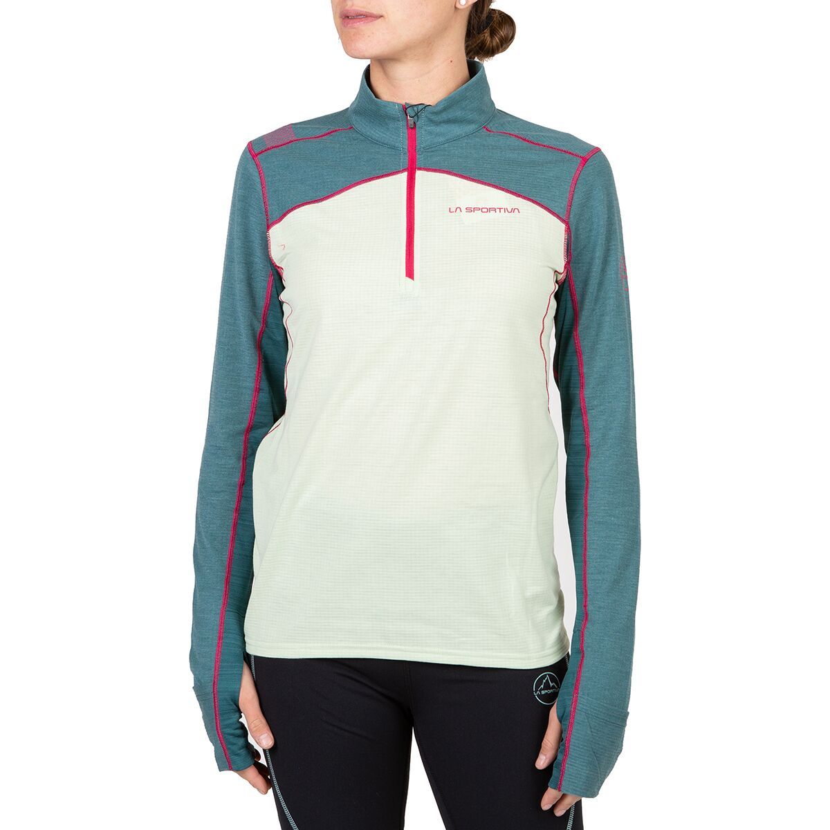 La Sportiva Swift Long-Sleeve Top - Women's Celadon/Alpine, M