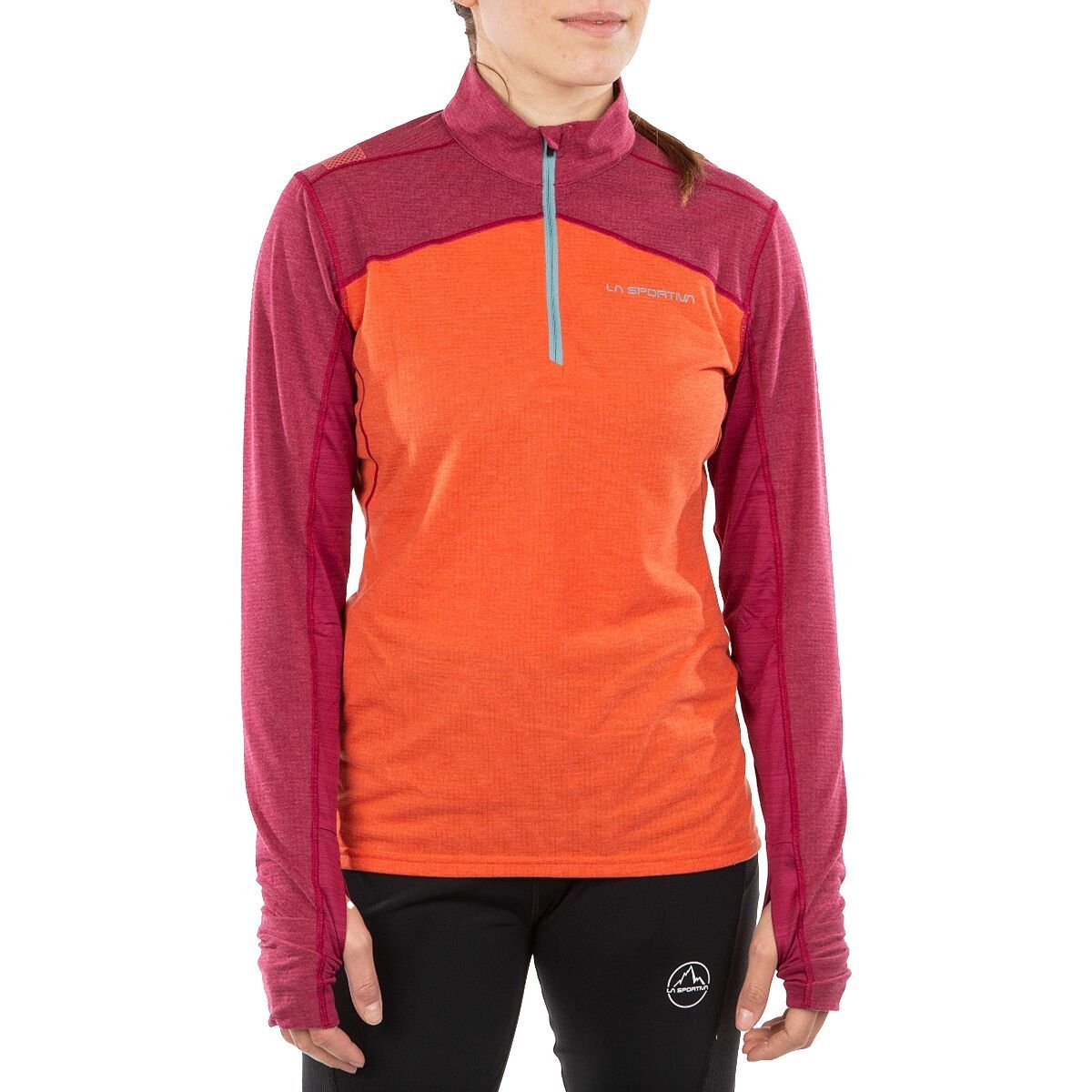 La Sportiva Swift Long-Sleeve Top - Women's Paprika/Red Plum, XL
