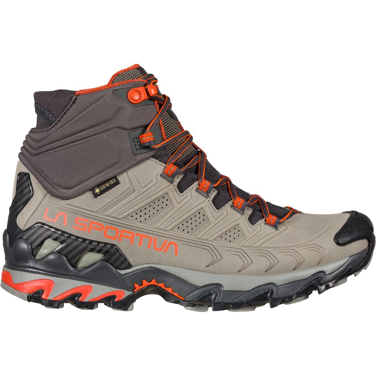 La Sportiva Ultra Raptor II Mid Leather GORE-TEX Hiking Boot - Women's Moon/Paprika, 42.5