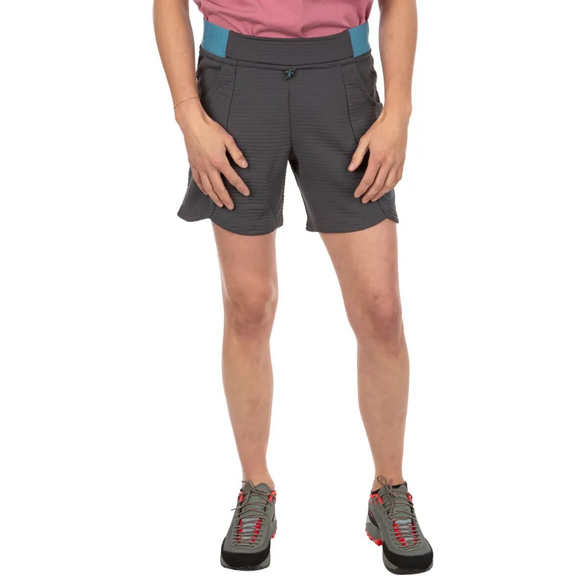 La Sportiva Balance Short - Women's Carbon/Topaz, XL