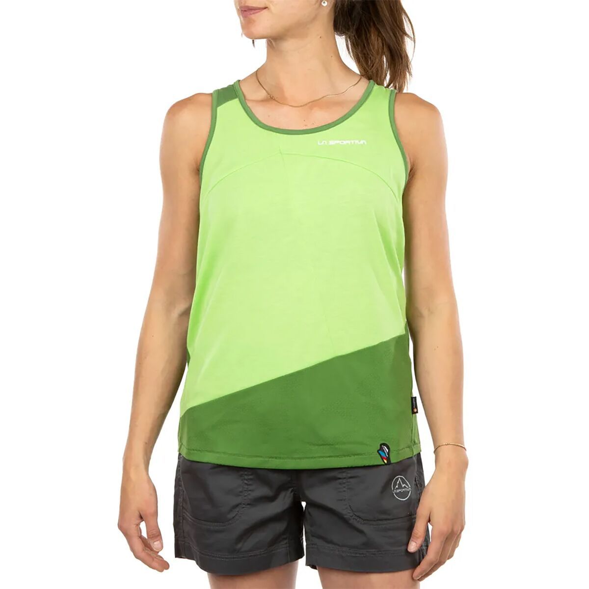 La Sportiva Charm Tank Top - Women's Lime Green/Kale, L