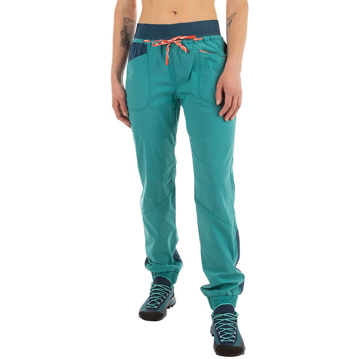 La Sportiva Mantra Pant - Women's Lagoon/Storm Blue, M