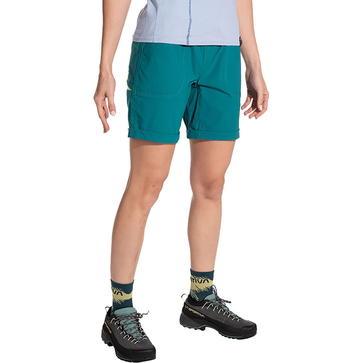 La Sportiva La Sportiva Mantra Short - Women's Everglade/Zest, S