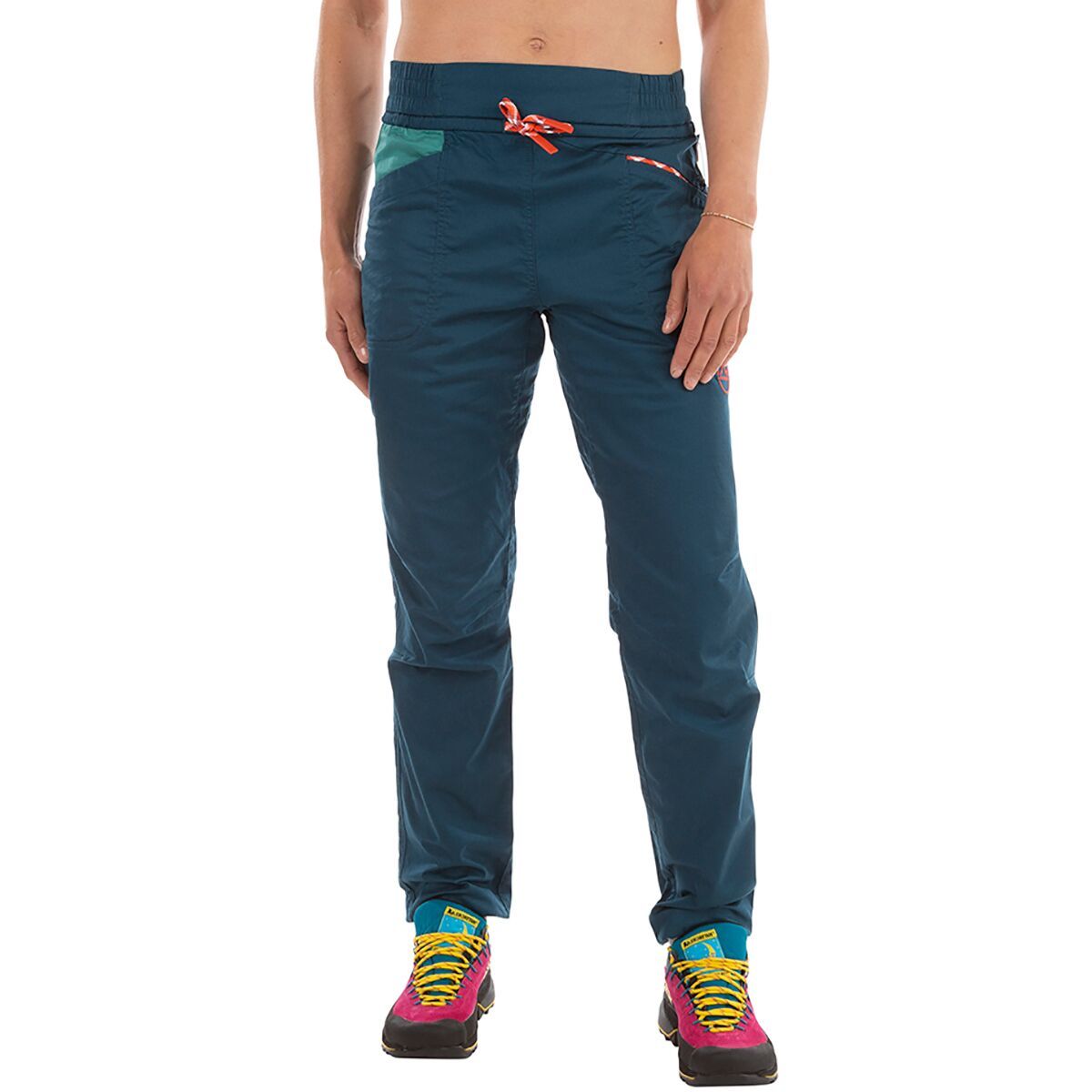 La Sportiva Temple Pant - Women's Storm Blue/Lagoon, S