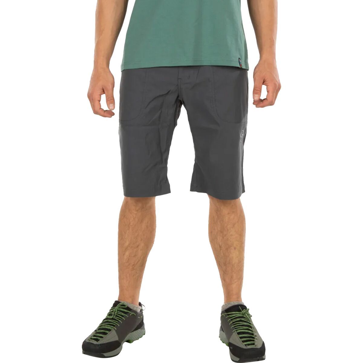 La Sportiva Belay 12In Short - Men's Carbon/Black, XS