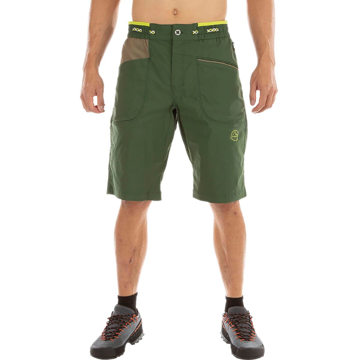 La Sportiva Belay 12In Short - Men's Forest/Turtle, M