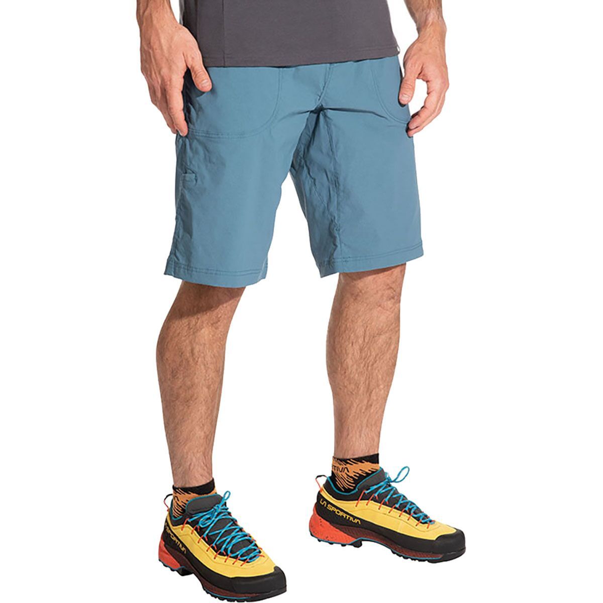 La Sportiva Belay 12In Short - Men's Hurricane/Deep Sea, XS