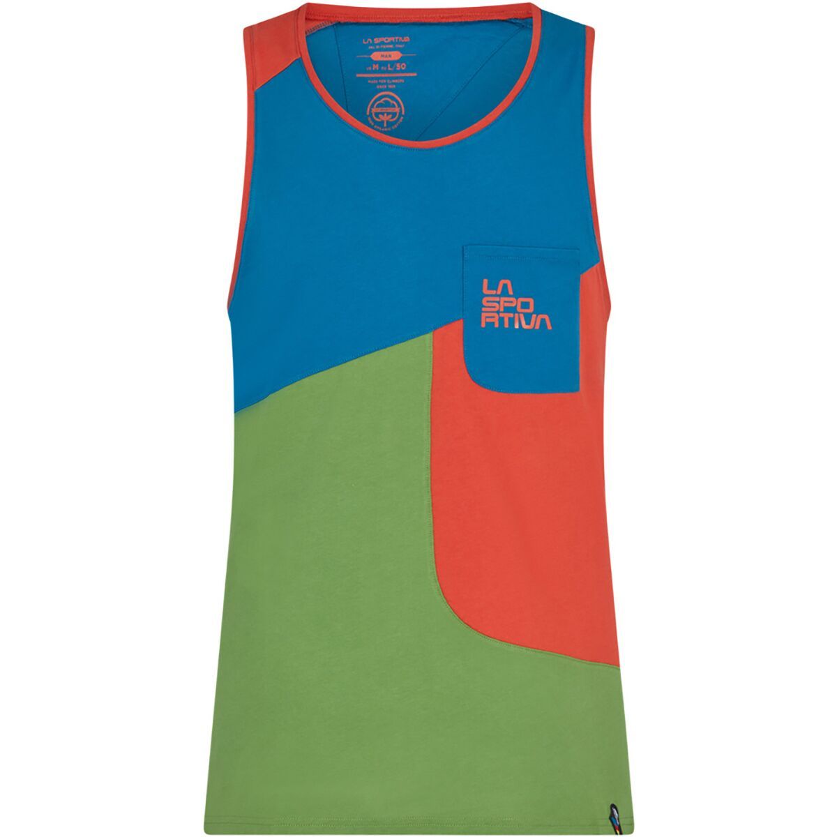 La Sportiva Dude Tank Top - Men's Kale/Saffron, L