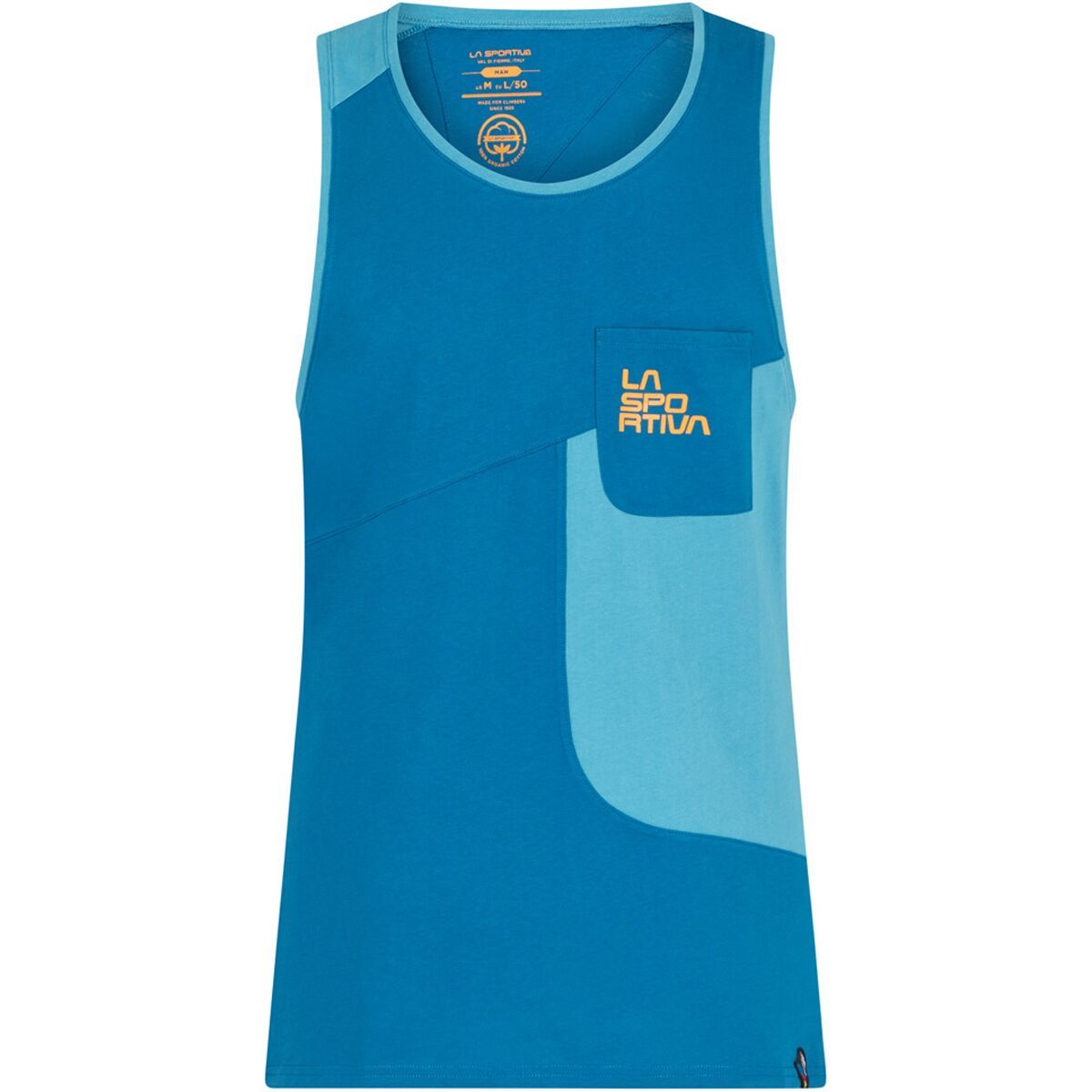 La Sportiva Dude Tank Top - Men's Space Blue/Topaz, XS