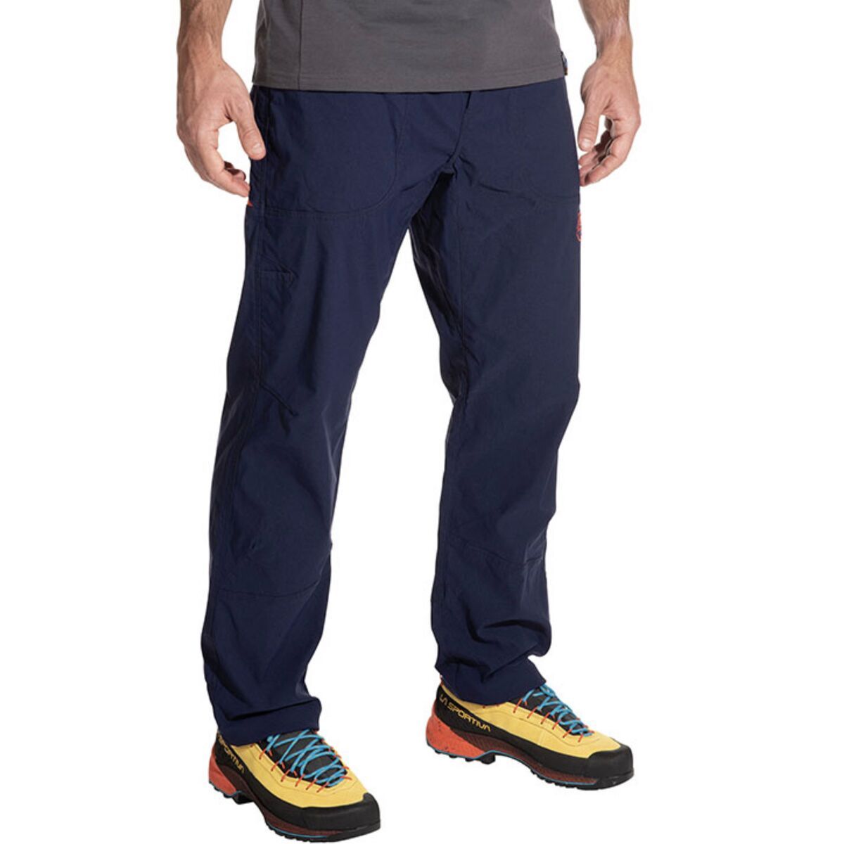 La Sportiva Talus Pant - Men's Deep Sea/Cherry Tomato, S