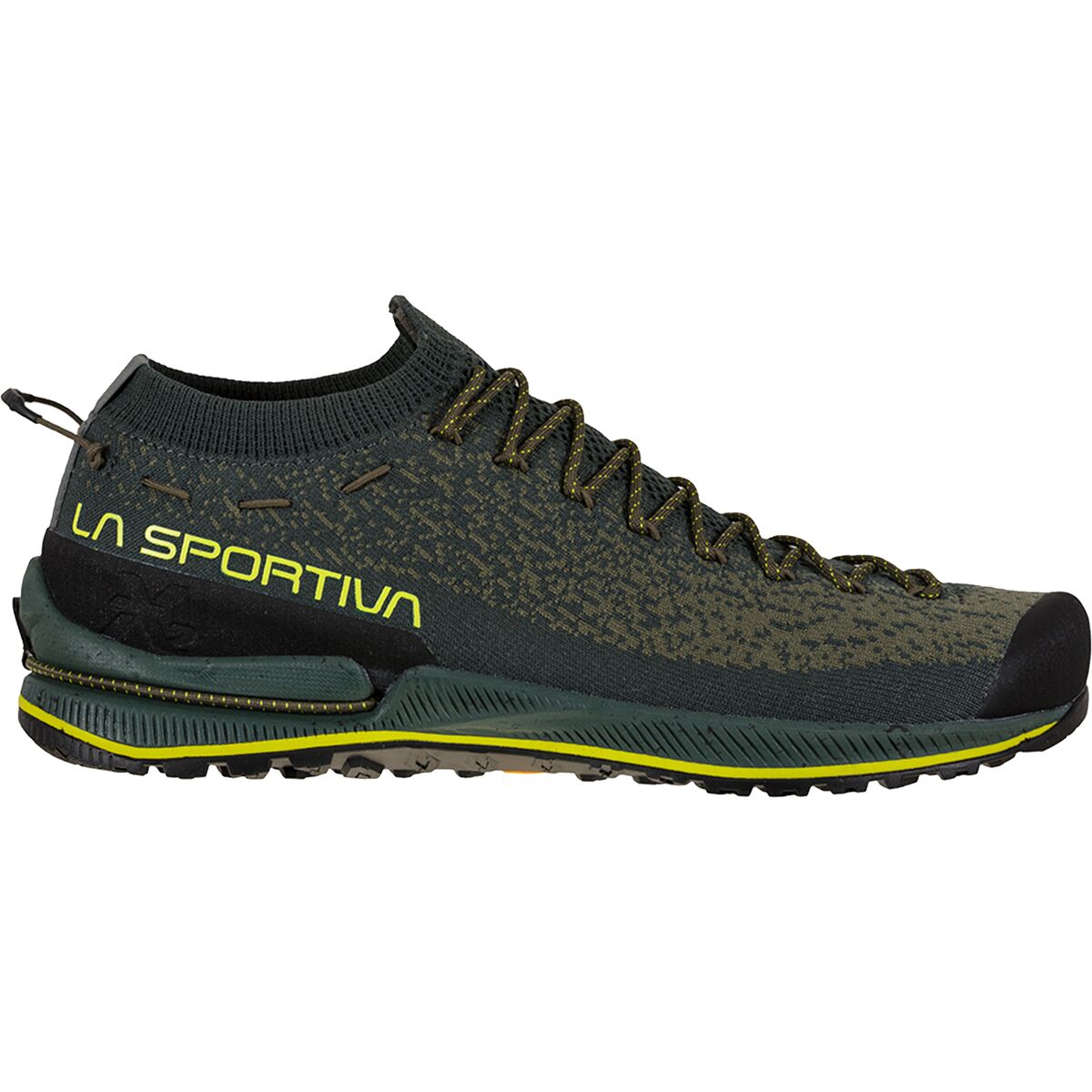 Image of La Sportiva TX2 Evo Approach Shoe - Men's Beetle/Citrus, 42.0