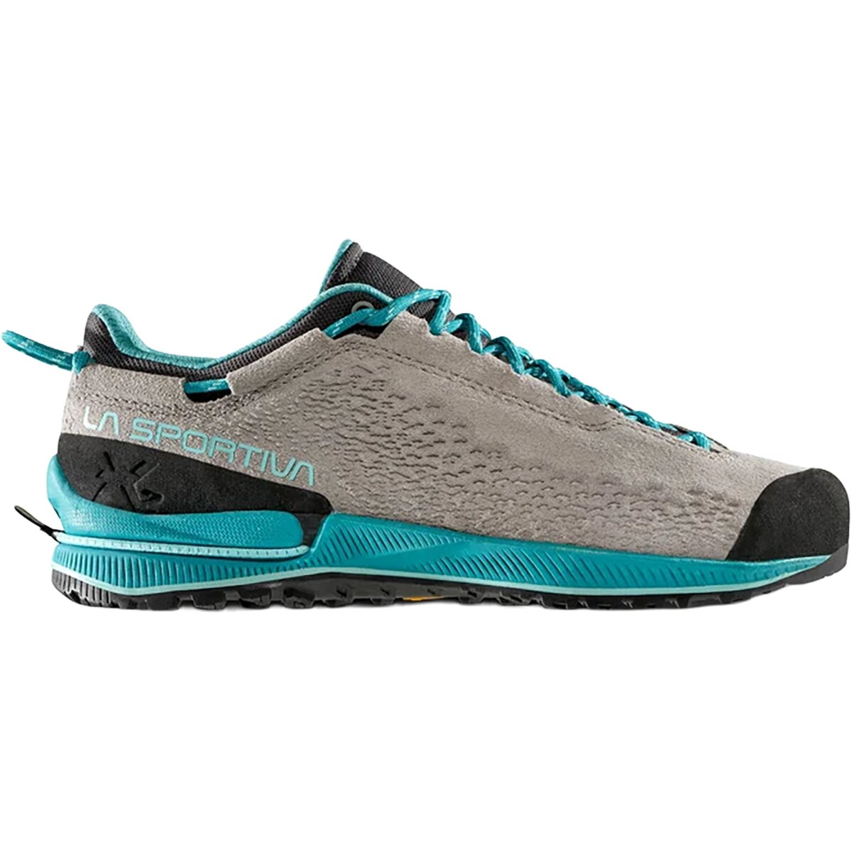 Image of La Sportiva TX2 Evo Leather Approach Shoe - Women's Moon/Lagoon, 37.0