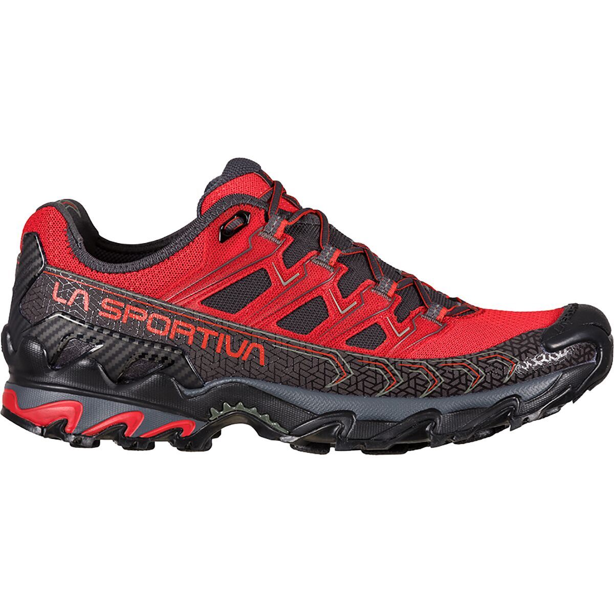 La Sportiva Ultra Raptor II Trail Running Shoe - Men's Goji/Carbon, 45.5