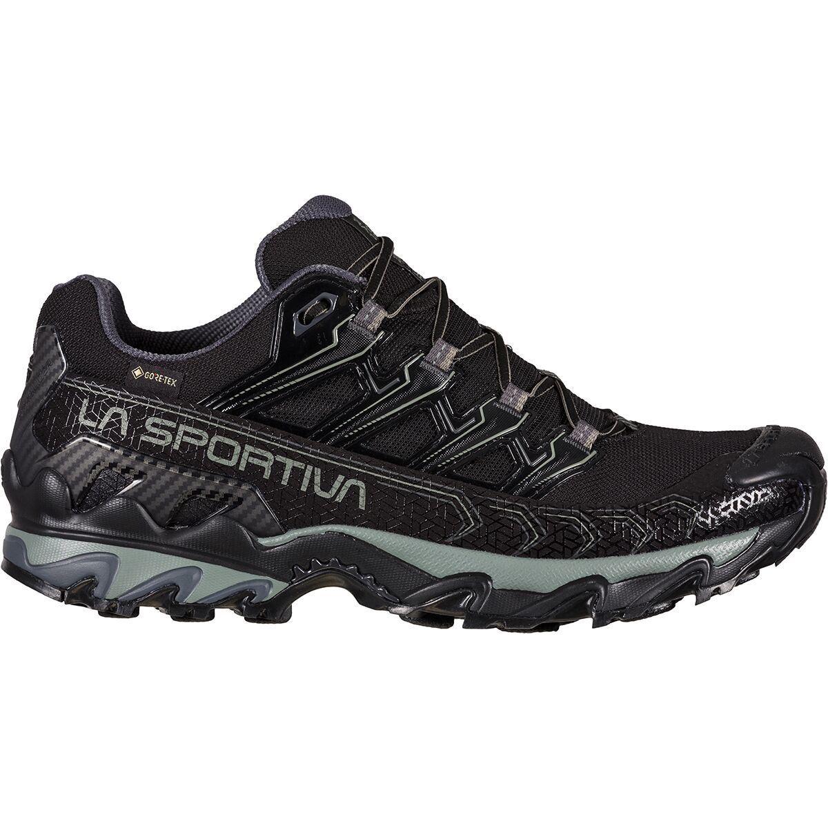 La Sportiva Ultra Raptor II GTX Running Shoe - Men's Black/Clay, 42.0