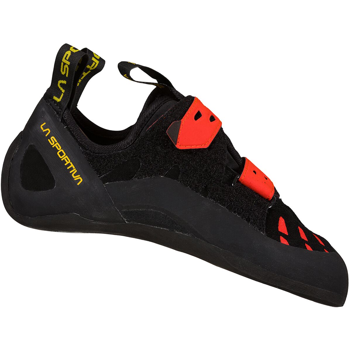 Image of La Sportiva Tarantula Climbing Shoe Black/Poppy, 42.0