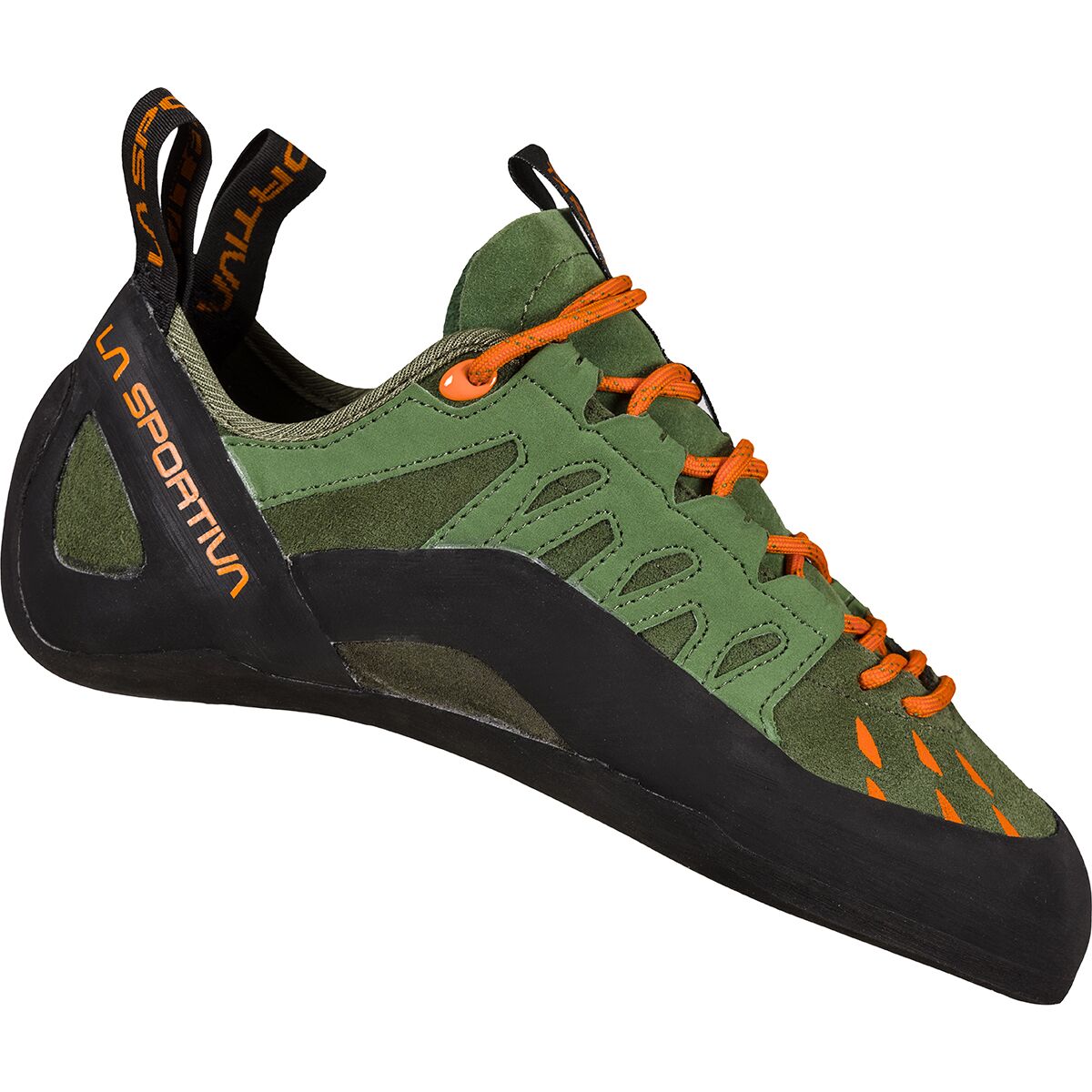 Image of La Sportiva Tarantulace Climbing Shoe Olive/Tiger, 45.0